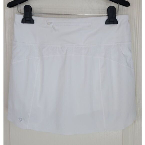 Athleta White Run With It 14" Athletic Skort - Picture 2 of 4